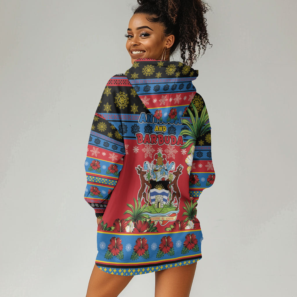 Afro-Antiguan and Barbudan Christmas Hoodie Dress This Fallow Deer Needs A Beach Retreat