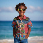 Afro-Antiguan and Barbudan Christmas Kid Hawaiian Shirt This Fallow Deer Needs A Beach Retreat