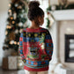 Afro-Antiguan and Barbudan Christmas Kid Ugly Christmas Sweater This Fallow Deer Needs A Beach Retreat