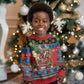 Afro-Antiguan and Barbudan Christmas Kid Ugly Christmas Sweater This Fallow Deer Needs A Beach Retreat