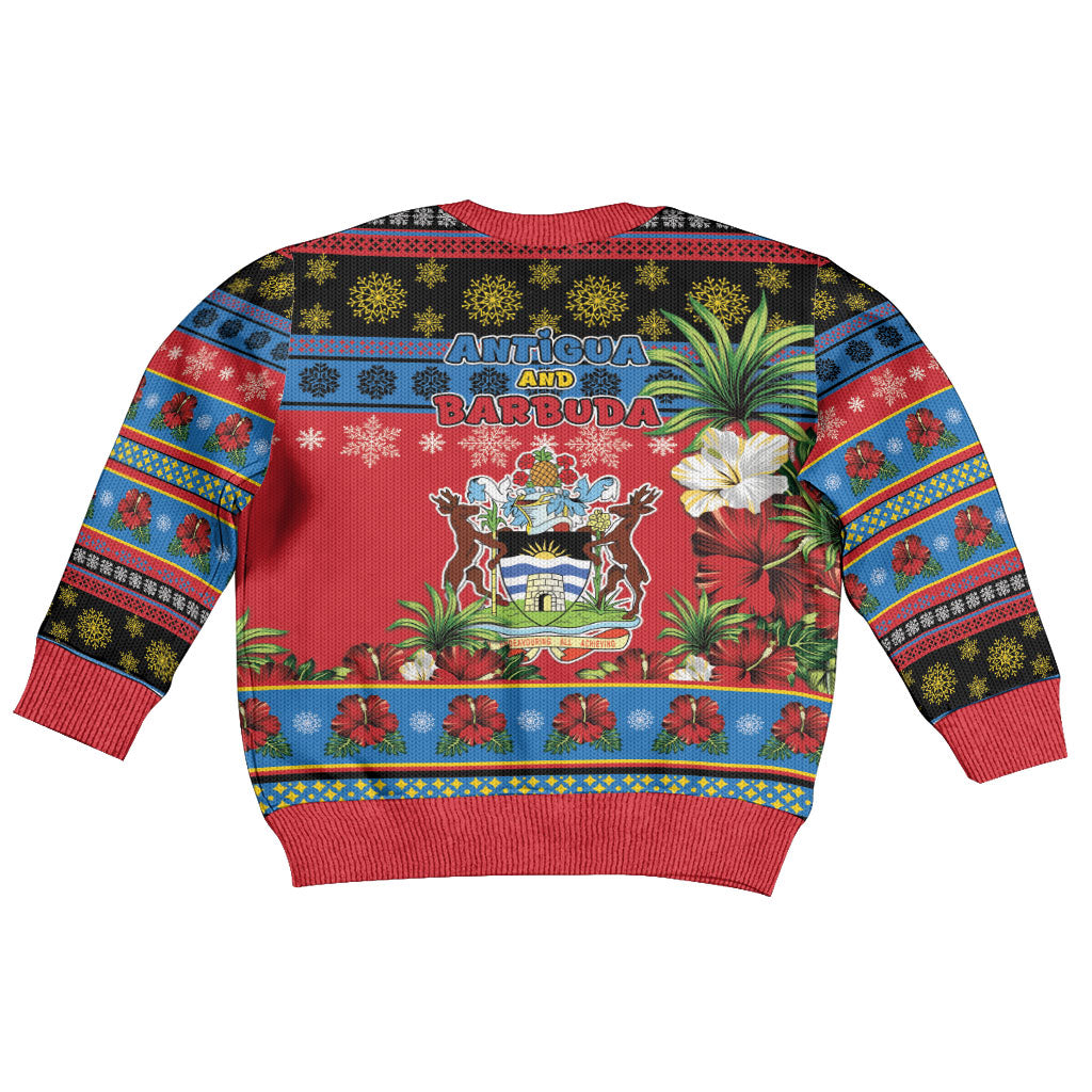 Afro-Antiguan and Barbudan Christmas Kid Ugly Christmas Sweater This Fallow Deer Needs A Beach Retreat