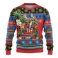 Afro-Antiguan and Barbudan Christmas Ugly Christmas Sweater This Fallow Deer Needs A Beach Retreat