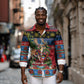 Afro-Antiguan and Barbudan Christmas Long Sleeve Button Shirt This Fallow Deer Needs A Beach Retreat