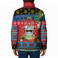 Afro-Antiguan and Barbudan Christmas Padded Jacket This Fallow Deer Needs A Beach Retreat
