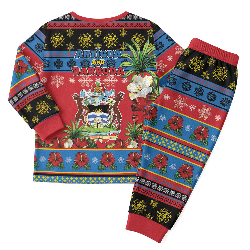 Afro-Antiguan and Barbudan Christmas Pajama Set This Fallow Deer Needs A Beach Retreat