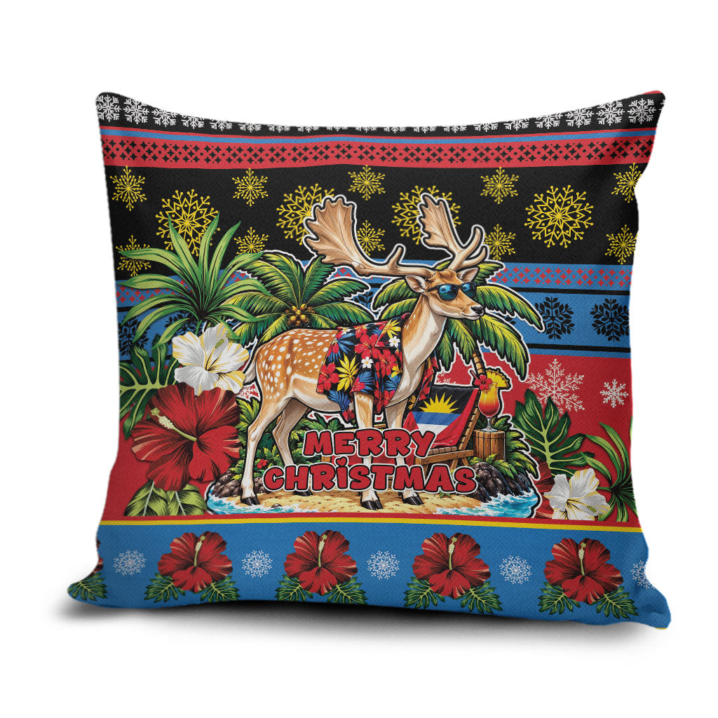 Afro-Antiguan and Barbudan Christmas Pillow Cover This Fallow Deer Needs A Beach Retreat