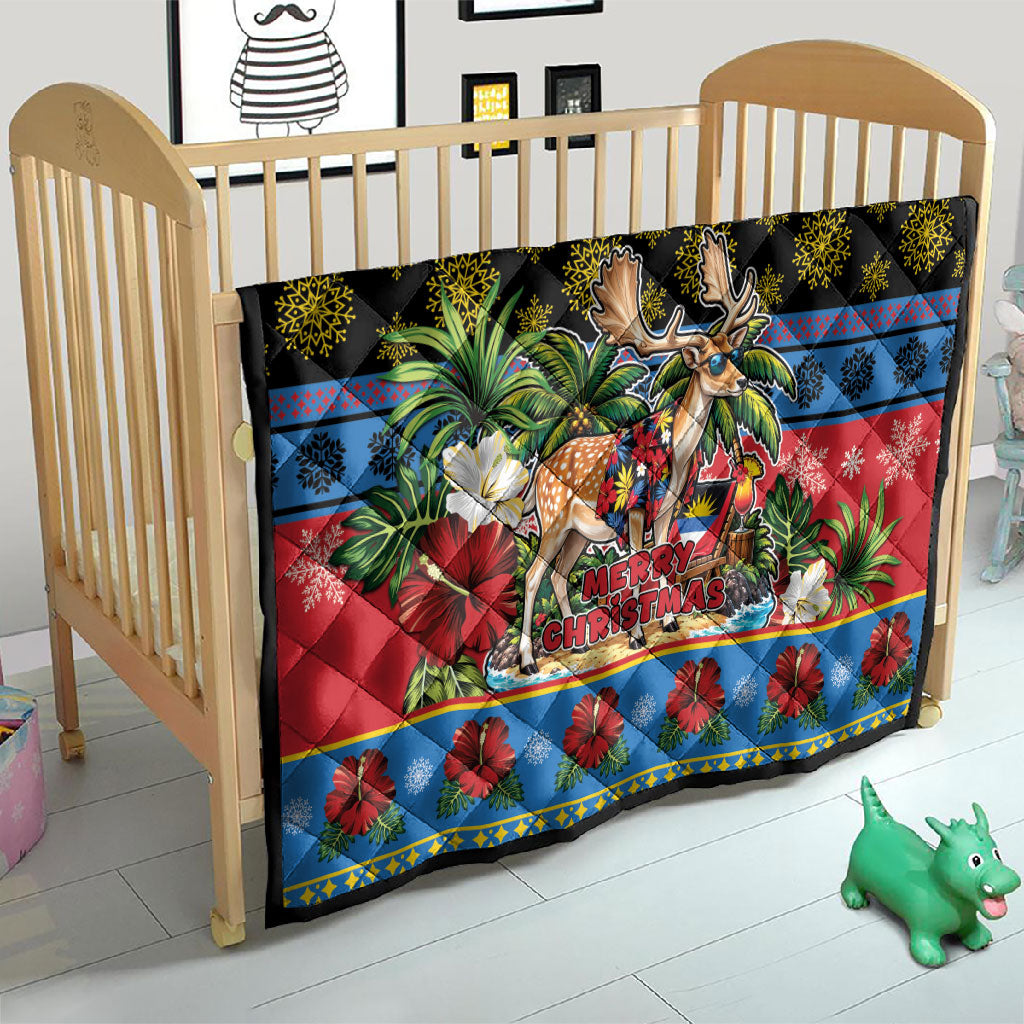 Afro-Antiguan and Barbudan Christmas Quilt This Fallow Deer Needs A Beach Retreat