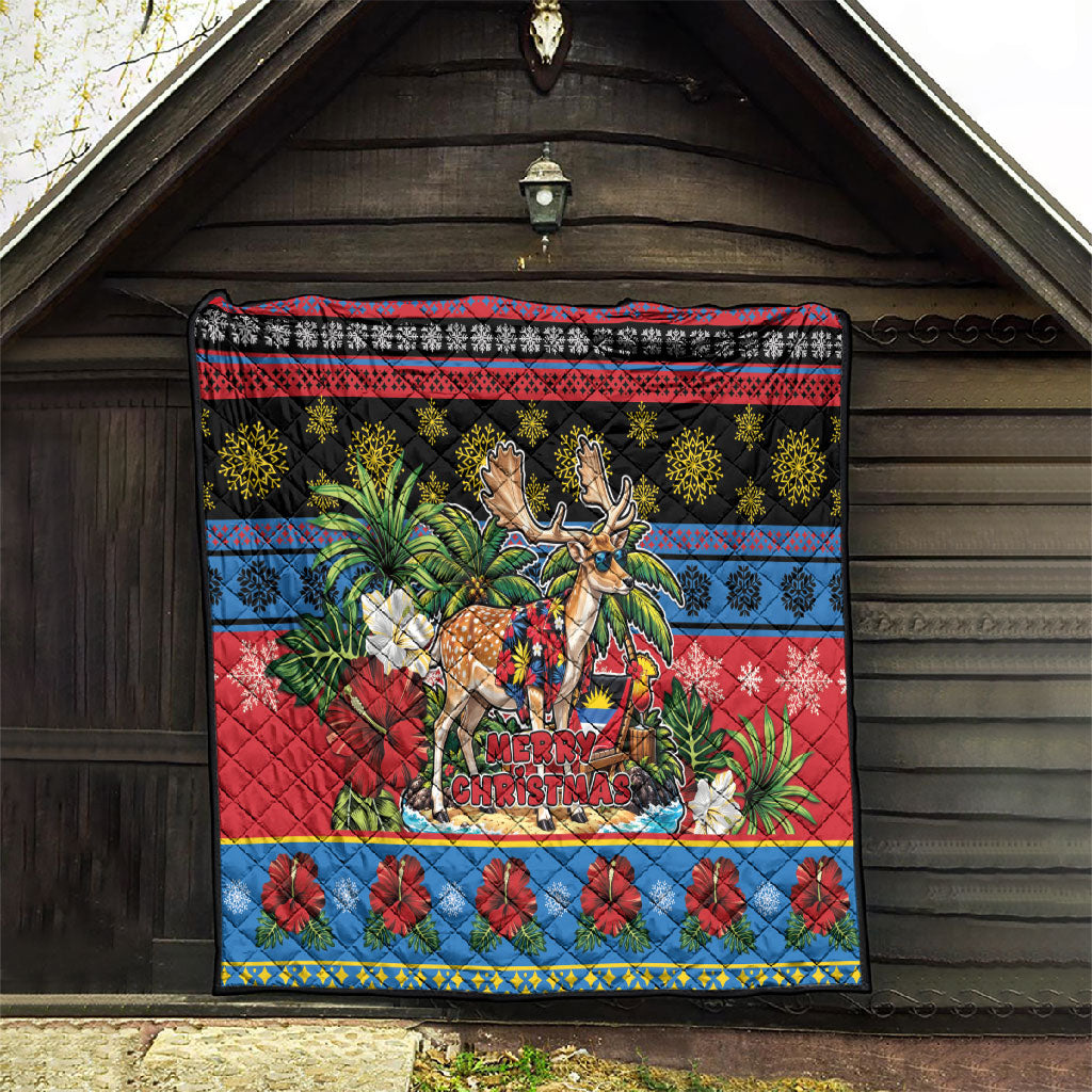 Afro-Antiguan and Barbudan Christmas Quilt This Fallow Deer Needs A Beach Retreat