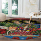 Afro-Antiguan and Barbudan Christmas Round Carpet This Fallow Deer Needs A Beach Retreat