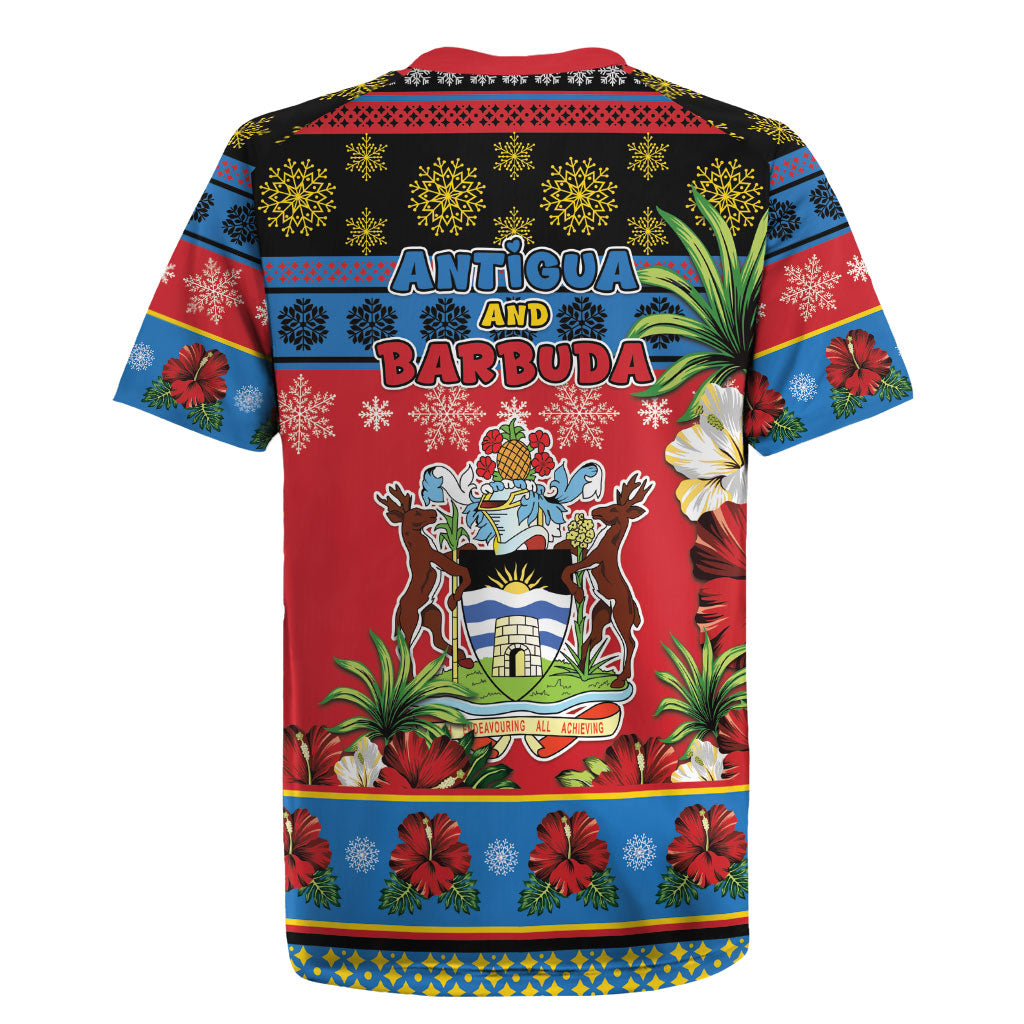 Afro-Antiguan and Barbudan Christmas Rugby Jersey This Fallow Deer Needs A Beach Retreat