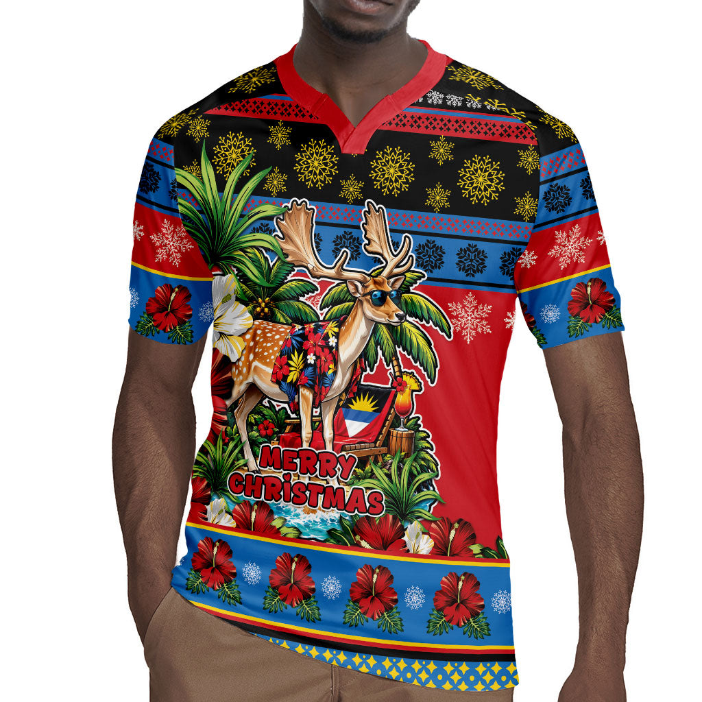 Afro-Antiguan and Barbudan Christmas Rugby Jersey This Fallow Deer Needs A Beach Retreat