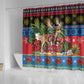 Afro-Antiguan and Barbudan Christmas Shower Curtain This Fallow Deer Needs A Beach Retreat