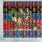Afro-Antiguan and Barbudan Christmas Shower Curtain This Fallow Deer Needs A Beach Retreat