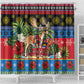 Afro-Antiguan and Barbudan Christmas Shower Curtain This Fallow Deer Needs A Beach Retreat