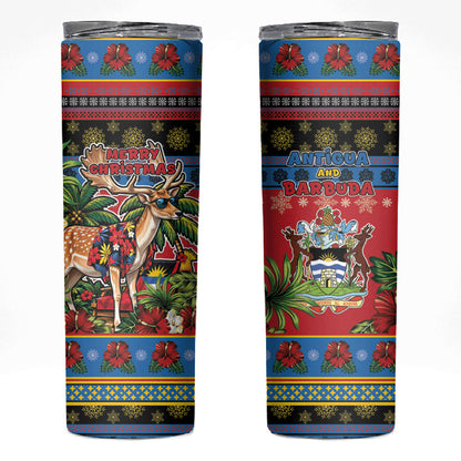 Afro-Antiguan and Barbudan Christmas Skinny Tumbler This Fallow Deer Needs A Beach Retreat