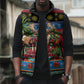 Afro-Antiguan and Barbudan Christmas Sleeveless Puffer Jacket This Fallow Deer Needs A Beach Retreat