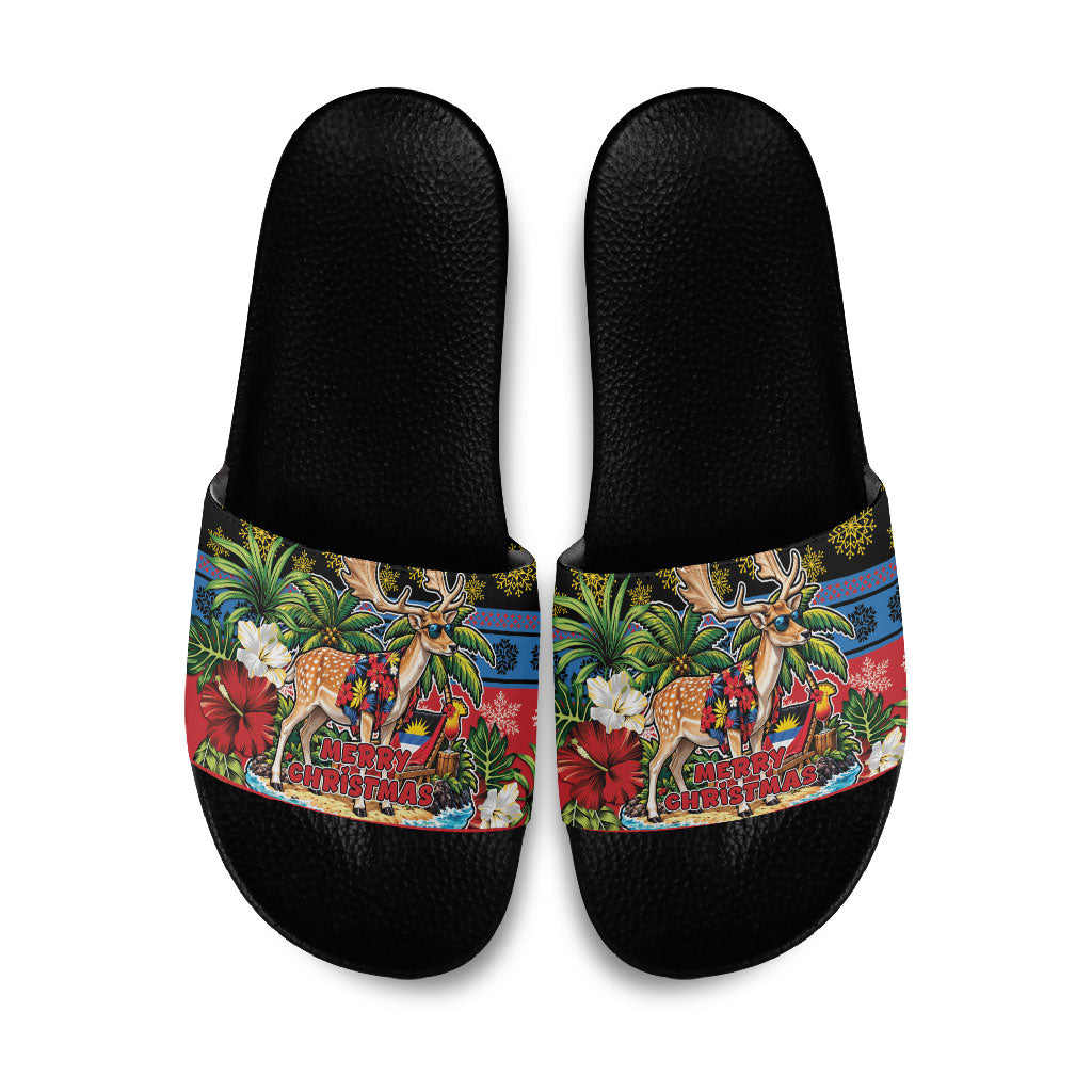 Afro-Antiguan and Barbudan Christmas Slide Sandals This Fallow Deer Needs A Beach Retreat