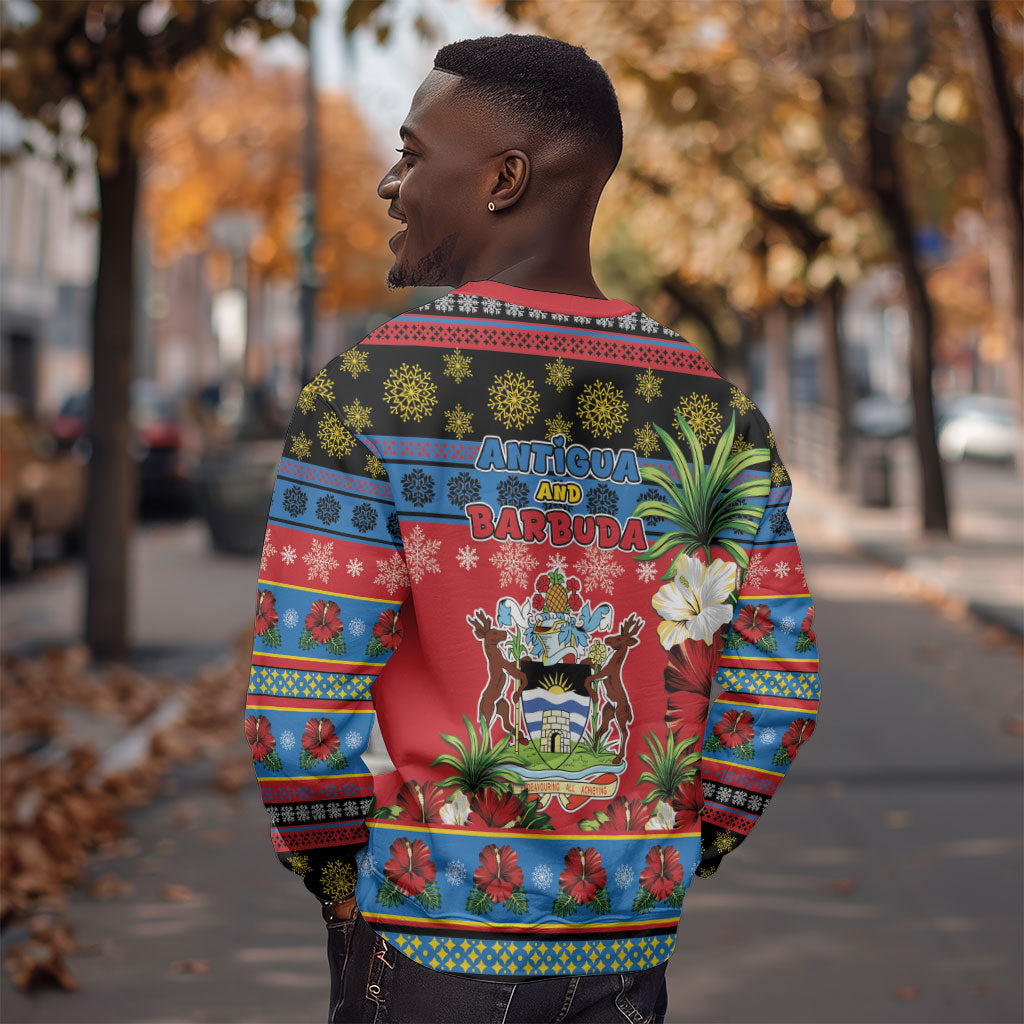 Afro-Antiguan and Barbudan Christmas Sweatshirt This Fallow Deer Needs A Beach Retreat