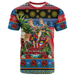 Afro-Antiguan and Barbudan Christmas T shirt This Fallow Deer Needs A Beach Retreat