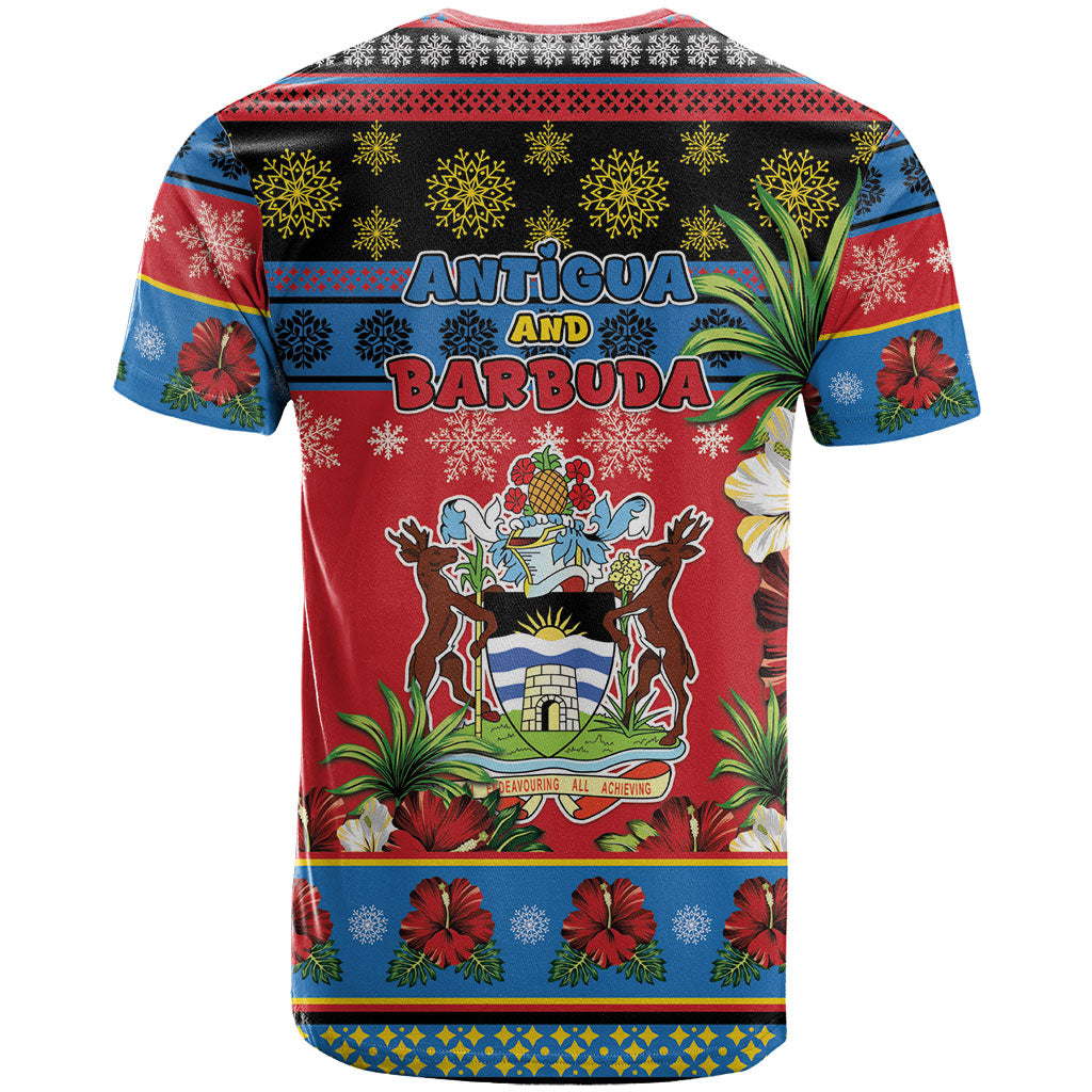Afro-Antiguan and Barbudan Christmas T shirt This Fallow Deer Needs A Beach Retreat
