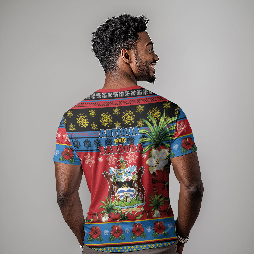 Afro-Antiguan and Barbudan Christmas T shirt This Fallow Deer Needs A Beach Retreat