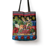 Afro-Antiguan and Barbudan Christmas Tote Bag This Fallow Deer Needs A Beach Retreat