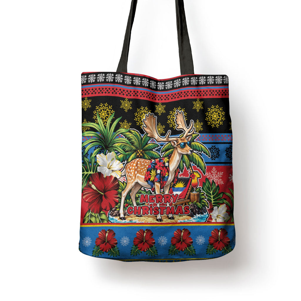 Afro-Antiguan and Barbudan Christmas Tote Bag This Fallow Deer Needs A Beach Retreat