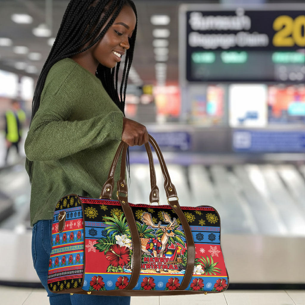 Afro-Antiguan and Barbudan Christmas Travel Bag This Fallow Deer Needs A Beach Retreat