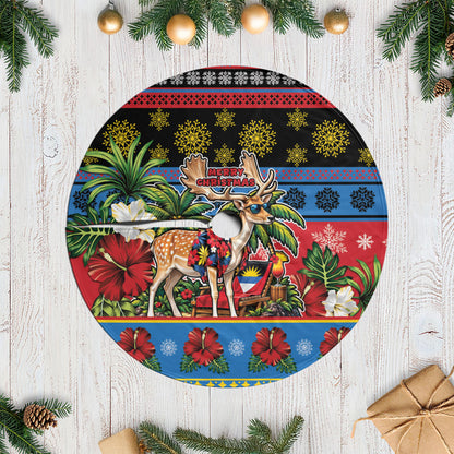 Afro-Antiguan and Barbudan Christmas Tree Skirt This Fallow Deer Needs A Beach Retreat
