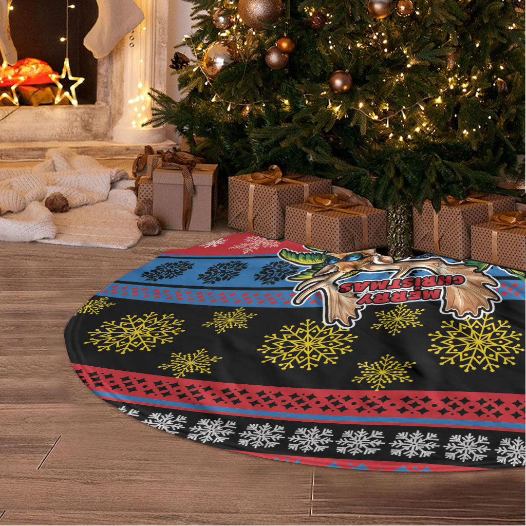 Afro-Antiguan and Barbudan Christmas Tree Skirt This Fallow Deer Needs A Beach Retreat