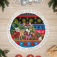 Afro-Antiguan and Barbudan Christmas Tree Skirt This Fallow Deer Needs A Beach Retreat