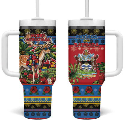 Afro-Antiguan and Barbudan Christmas Tumbler With Handle This Fallow Deer Needs A Beach Retreat