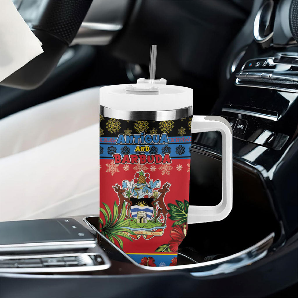 Afro-Antiguan and Barbudan Christmas Tumbler With Handle This Fallow Deer Needs A Beach Retreat