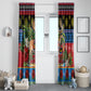 Afro-Antiguan and Barbudan Christmas Window Curtain This Fallow Deer Needs A Beach Retreat