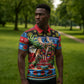 Afro-Antiguan and Barbudan Christmas Zipper Polo Shirt This Fallow Deer Needs A Beach Retreat