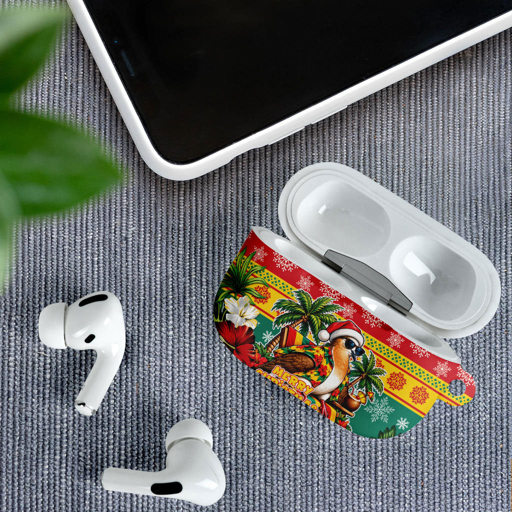 Afro-Grenadian Christmas AirPods Case This Grenada Dove Needs A Beach Retreat
