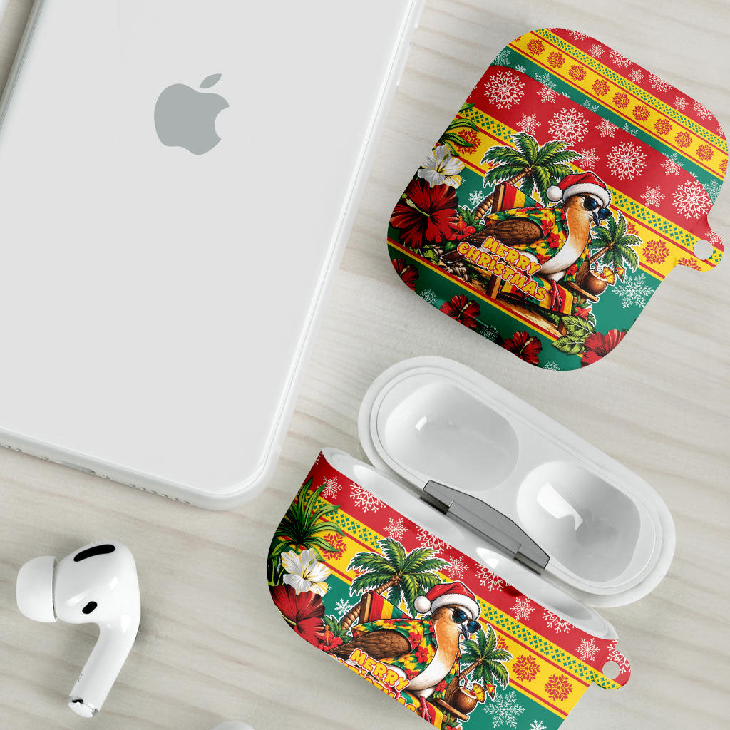 Afro-Grenadian Christmas AirPods Case This Grenada Dove Needs A Beach Retreat
