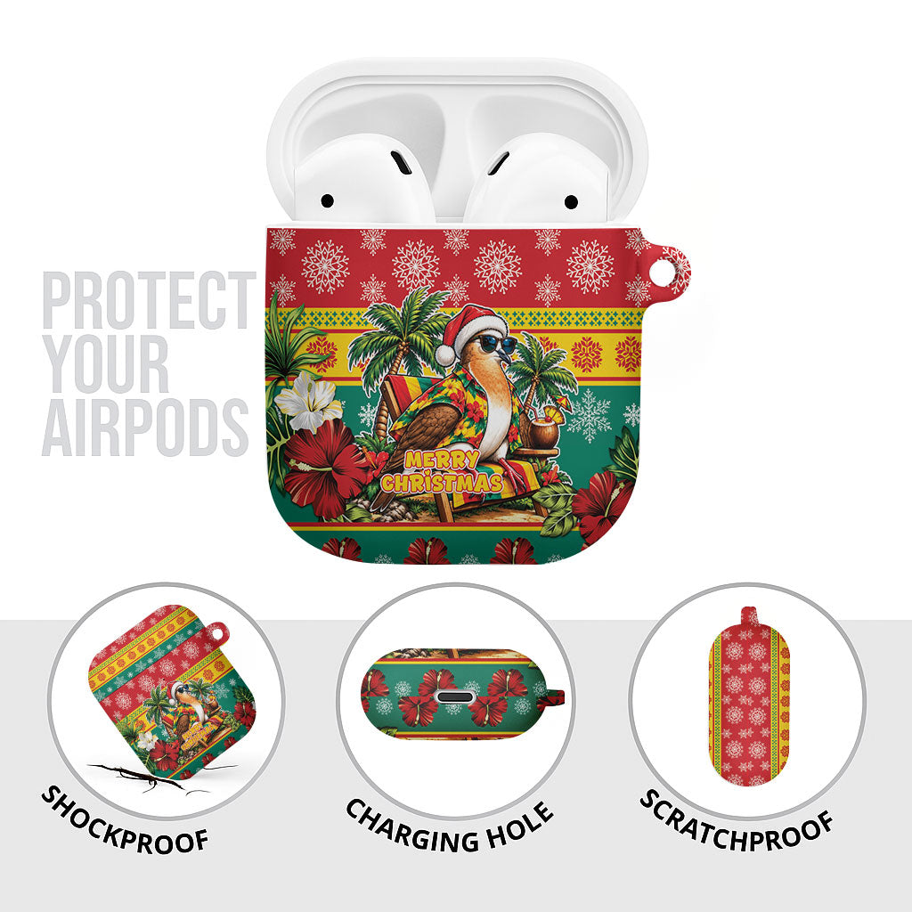 Afro-Grenadian Christmas AirPods Case This Grenada Dove Needs A Beach Retreat