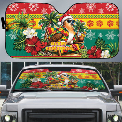 Afro-Grenadian Christmas Auto Sun Shade This Grenada Dove Needs A Beach Retreat