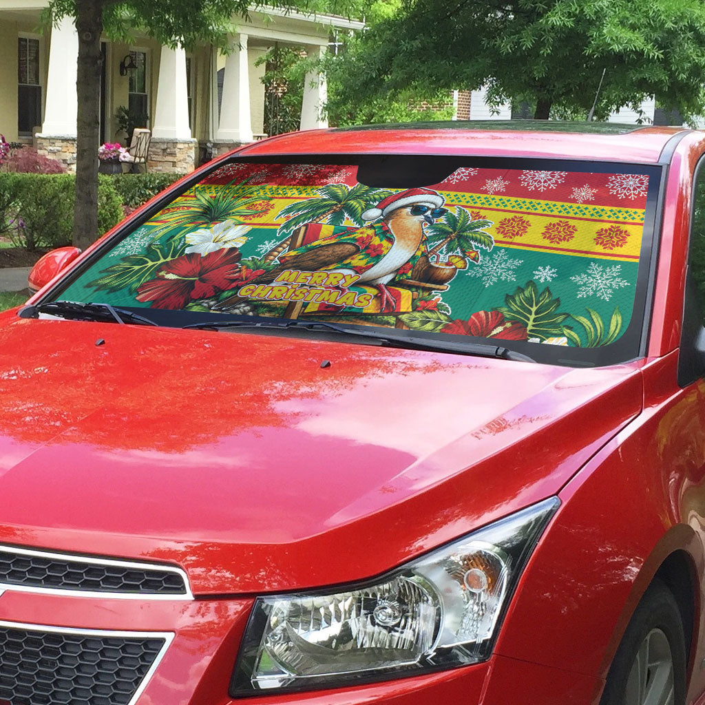 Afro-Grenadian Christmas Auto Sun Shade This Grenada Dove Needs A Beach Retreat
