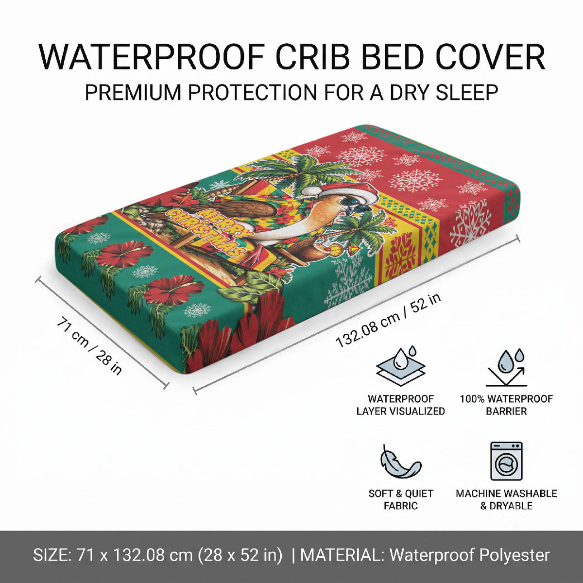 Afro-Grenadian Christmas Baby Bed Cover This Grenada Dove Needs A Beach Retreat