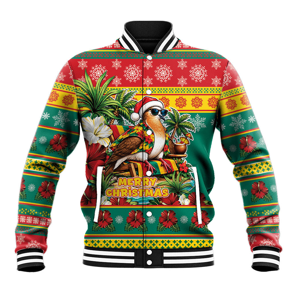 Afro-Grenadian Christmas Baseball Jacket This Grenada Dove Needs A Beach Retreat