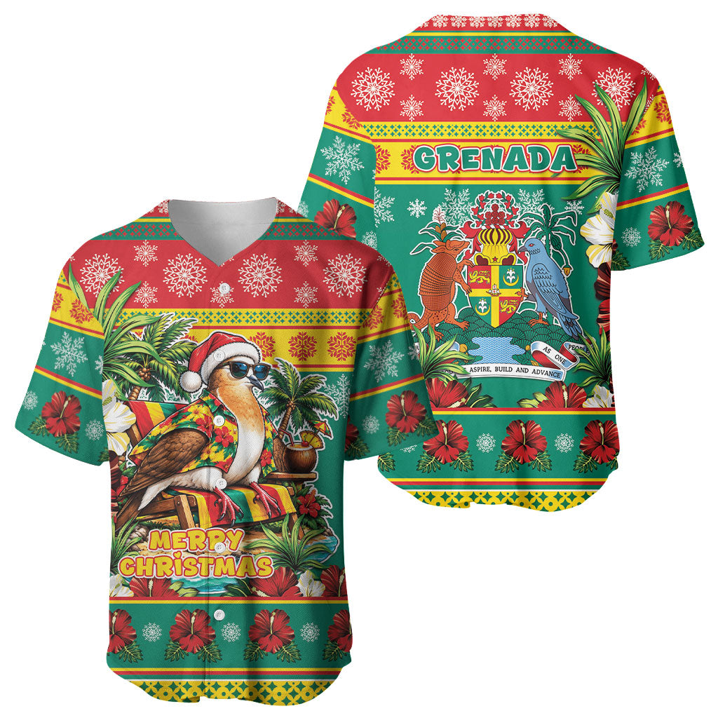 Afro-Grenadian Christmas Baseball Jersey This Grenada Dove Needs A Beach Retreat
