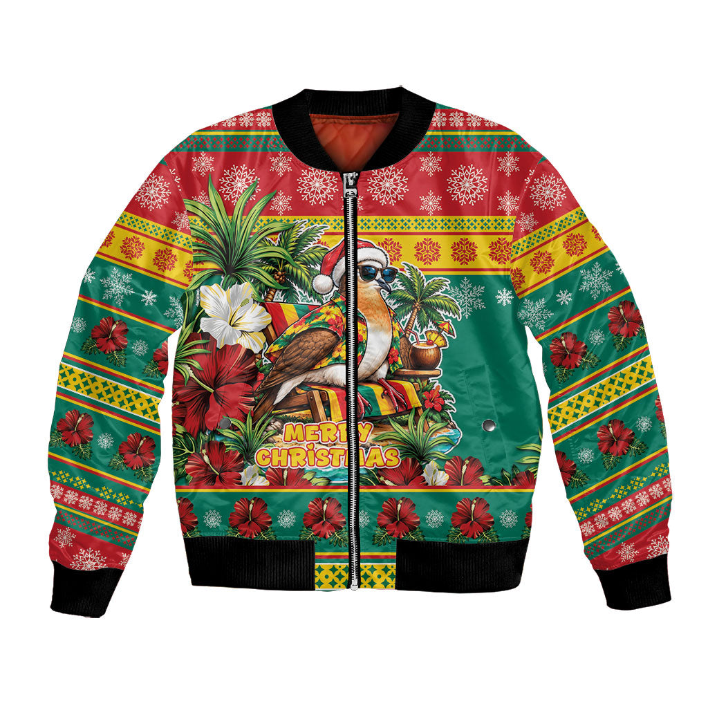 Afro-Grenadian Christmas Bomber Jacket This Grenada Dove Needs A Beach Retreat