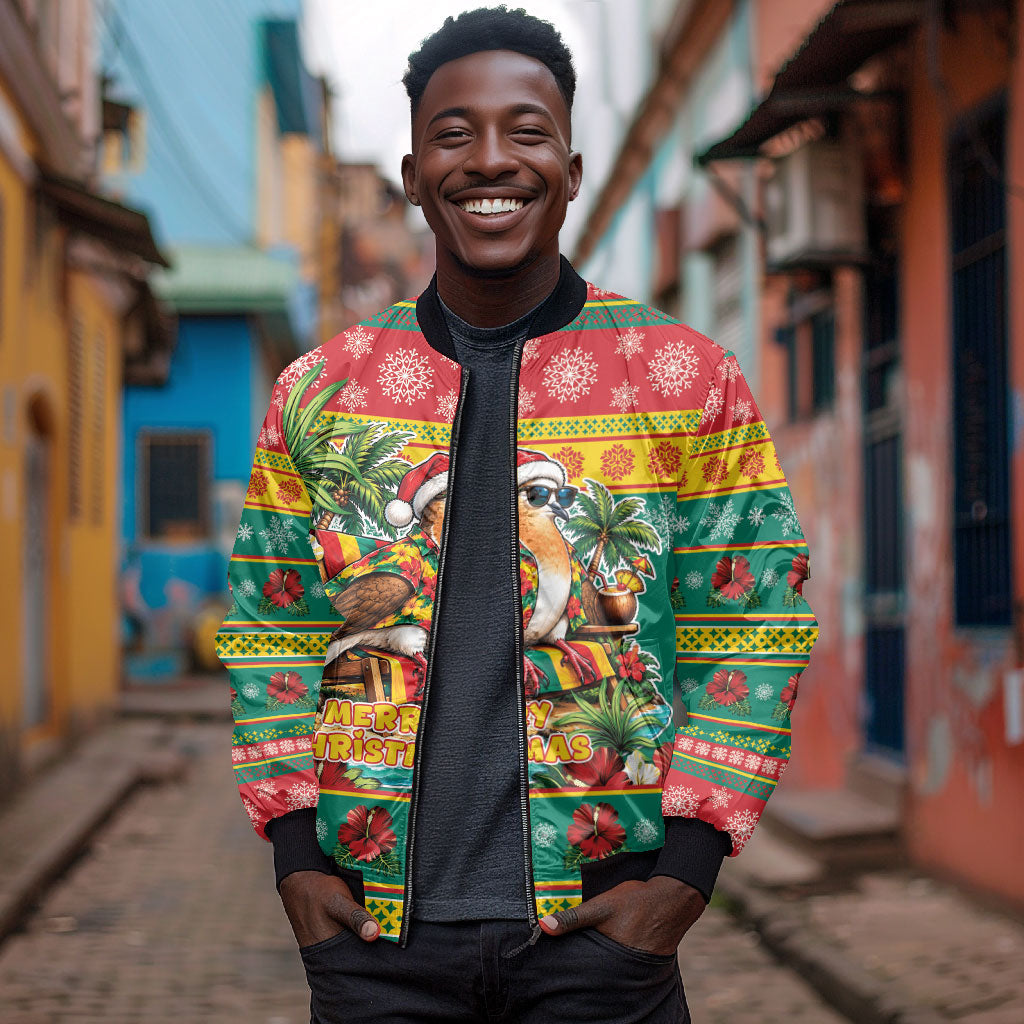 Afro-Grenadian Christmas Bomber Jacket This Grenada Dove Needs A Beach Retreat