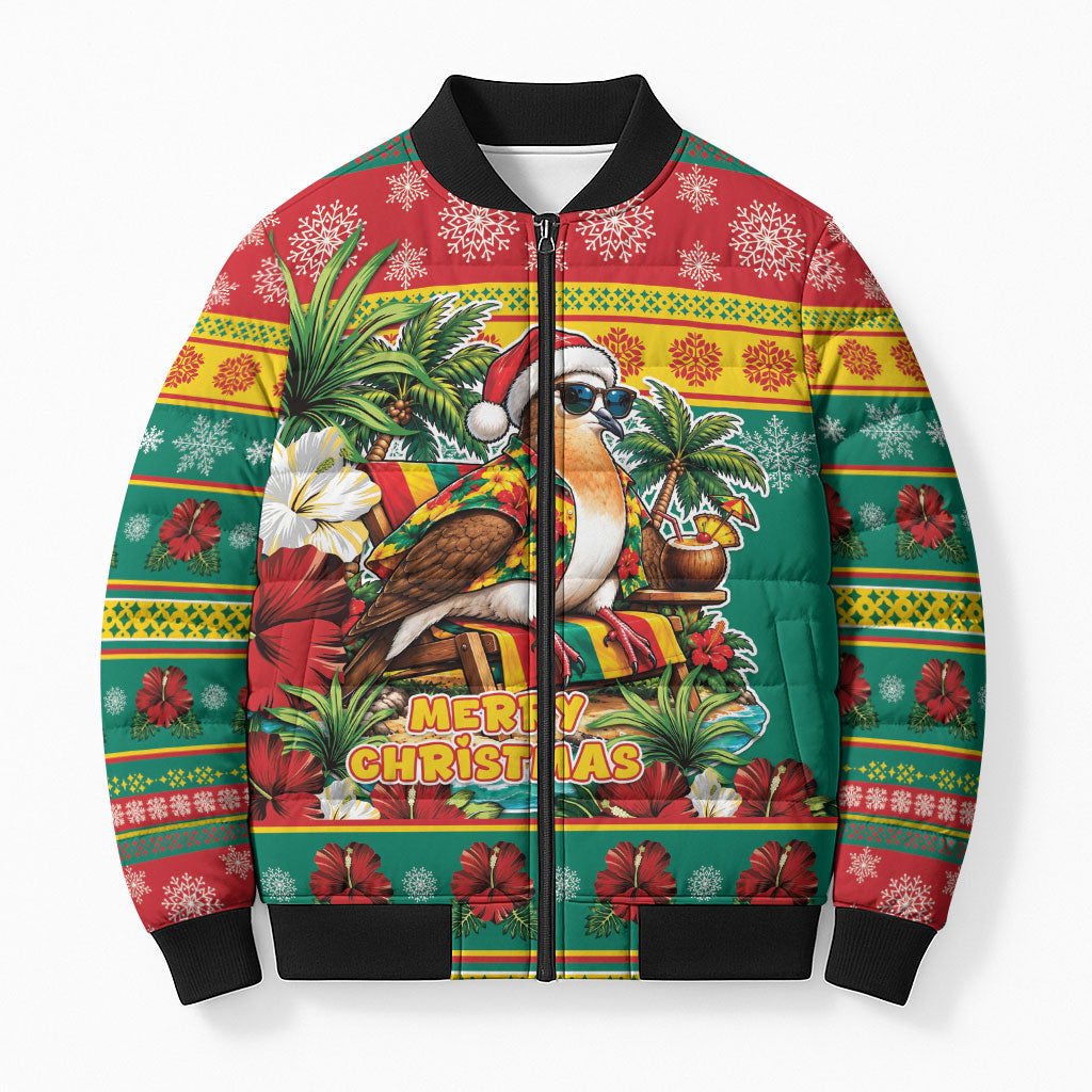 Afro-Grenadian Christmas Bomber Puffer Jacket This Grenada Dove Needs A Beach Retreat
