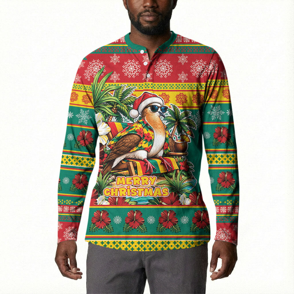 Afro-Grenadian Christmas Button Sweatshirt This Grenada Dove Needs A Beach Retreat