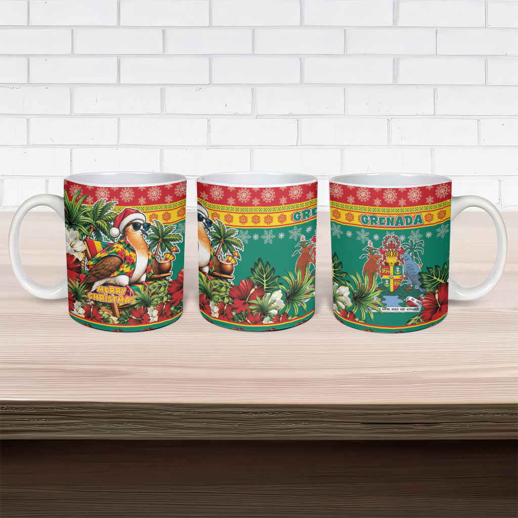 Afro-Grenadian Christmas Ceramic Mug This Grenada Dove Needs A Beach Retreat