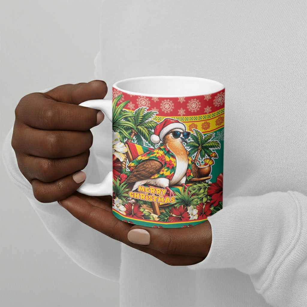 Afro-Grenadian Christmas Ceramic Mug This Grenada Dove Needs A Beach Retreat