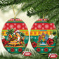 Afro-Grenadian Christmas Ceramic Ornament This Grenada Dove Needs A Beach Retreat